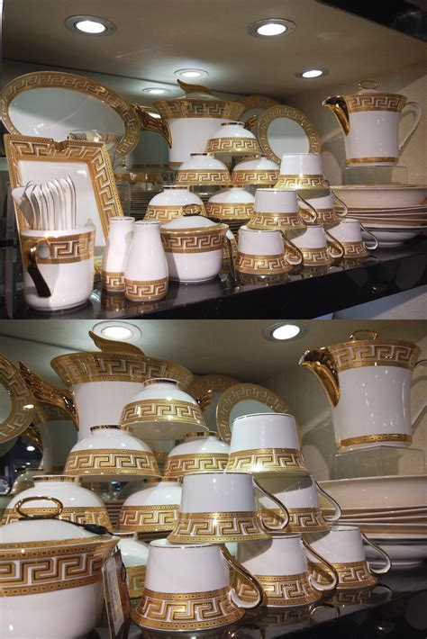 versace dinnerware set fakr|Versace dinnerware set costco.